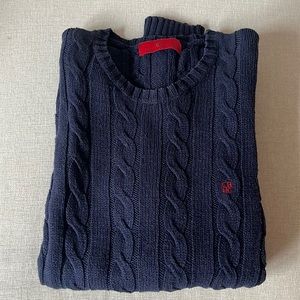 Carolina Herrera Blue Knit Sweater